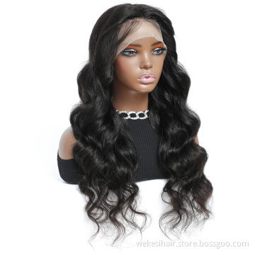 HD Transparent Body Wave Human Hair 13x4 Lace Wigs Wholesale Cuticle Aligned Brazilian Virgin Remy Human Hair Lace Front Wigs